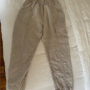Elizabeth Suzann midweight linen Clyde pants
